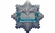 Na zdjęciu policyjna gwiazda z logo KPP Tomaszów Maz.