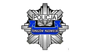 gwiazda policyjna z napisem Tomaszów Mazowiecki