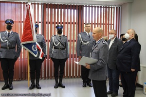 obchody święta policji w sali konferencyjnej tomaszowskiej komendy