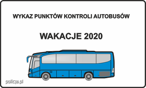 grafika w kolorze niebieskim - autobus