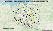 policyjna mapa wypadków drogowych