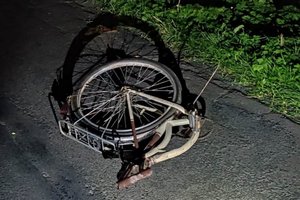 uszkodzony w wypadku rower