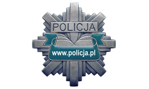 policyjne logo - gwiazda z adresem www