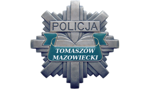 Logo tomaszowskiej Policji.