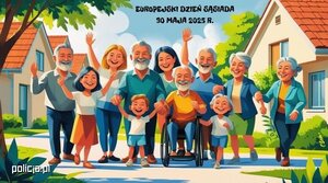 Grafika na której widać grupę ludzi, a u góry napis: Europejski Dzień Sąsiada 30 maja 2025.
