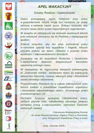 Treść apelu. Po lewej stronie w pionowej kolumnie loga instytucji podpisujących się pod apelem.