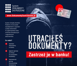 Plakat kampanii Dokumenty Zastrzeżone.