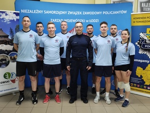 Drużyna z KPP w Piotrkowie Tryb.