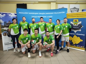 Drużyna z KPP w Bełchatowie