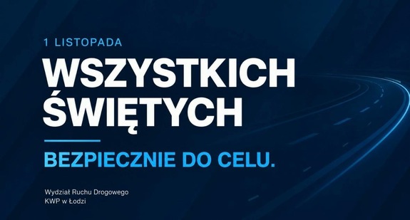 Grafika z napisem "Wszystkich Świętych"