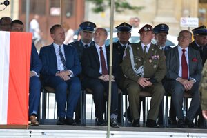 komendanci na uroczystościach