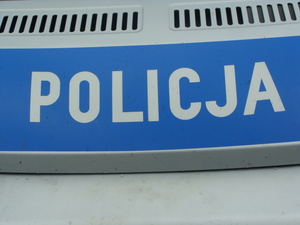 napis policja