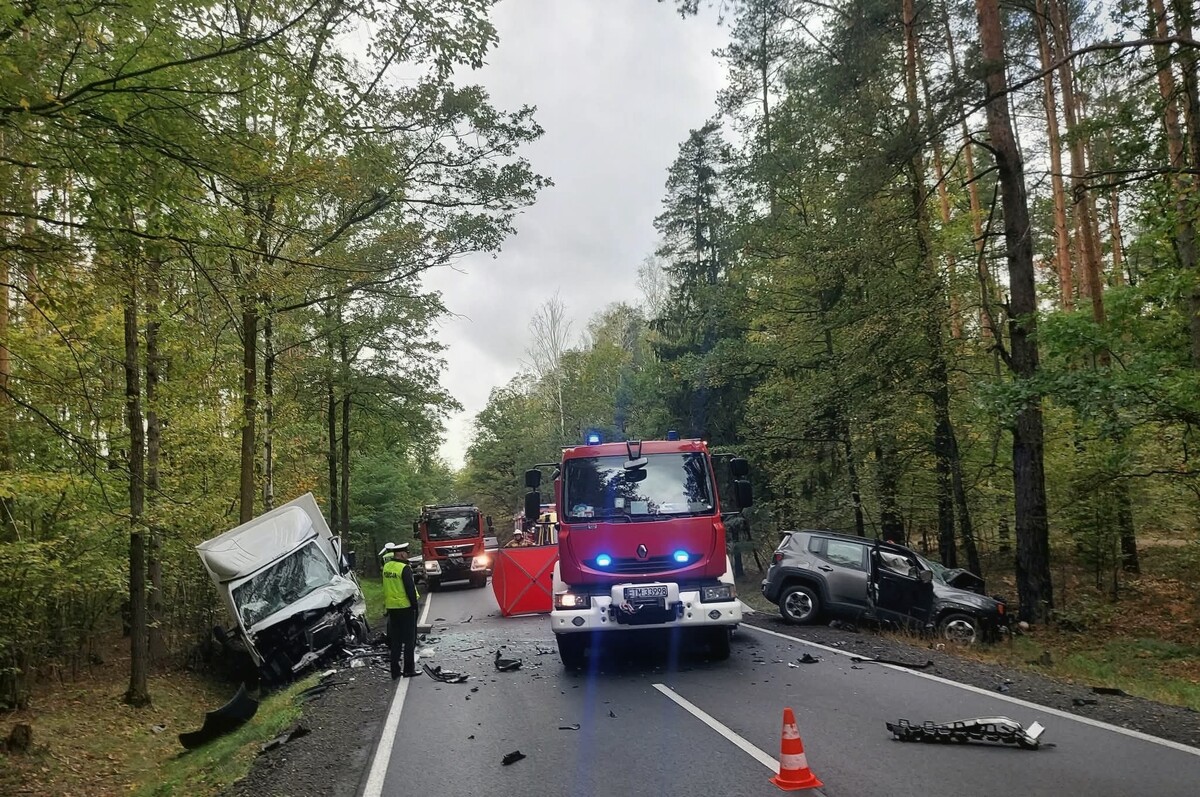 Śmiertelny wypadek na DK 48 między Cyganem a Spałą